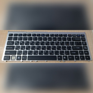 Клавиатура для ноутбука Sony PCG-311V (черная матовая) рус/англ.