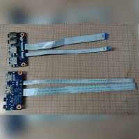 Плата USB и AUDIO разъёмов для ноутбука IRU W670SH 6-71-W6508-D05