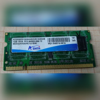 Оперативная память Adata DDR2 AD2800001GOS 1Gb PC2-6400S-666-12
