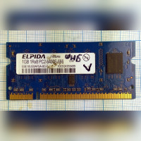 Оперативная память DDR2 Elpida 1Gb EBE10UE8AFSA-8G-E 1Rx8 PC2-6400S-666