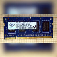 Оперативная память DDR2 NT1GT64UH8D0FN-AD 1Gb 2RX16 PC2-6400S-666-13-A2.800