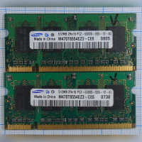 Оперативная память DDR2 M470T6554EZ3-CE6 512Mb 2RX16 PC2-5300S-555-12-A3