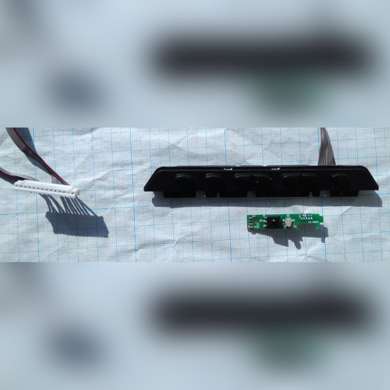 Кнопки управления и ИК приёмник для телевизора Dexp F40B7100K 40628A 40628AJ