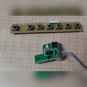 Кнопки управления и ИК приёмник для телевизора Dexp H32B7000E 200-CXK-LE32180-0H 200-GJR-LE3280-0H