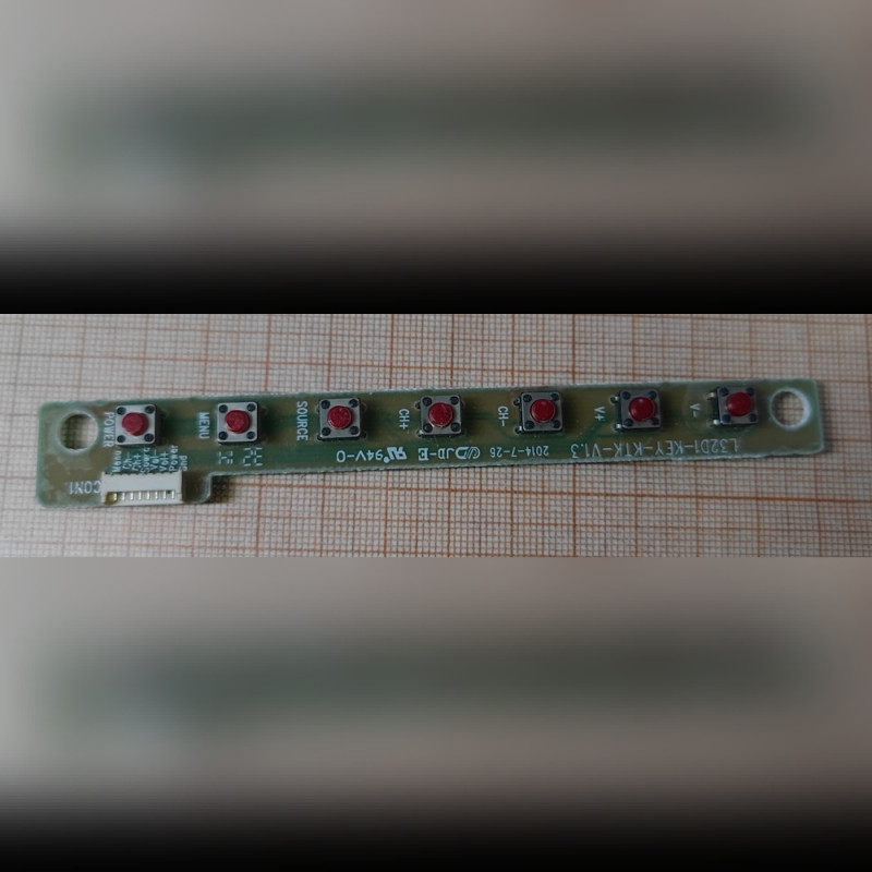 Кнопки управления для телевизора Rubin RB-24SE5T2C L32D1-KEY-KTK-V1.3