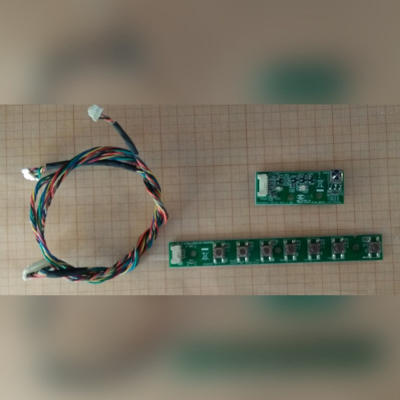 Кнопки управления и ИК приёмник для телевизора Toshiba 32LV833RB 32AV833-KEYPAD 32AV833-IRLED