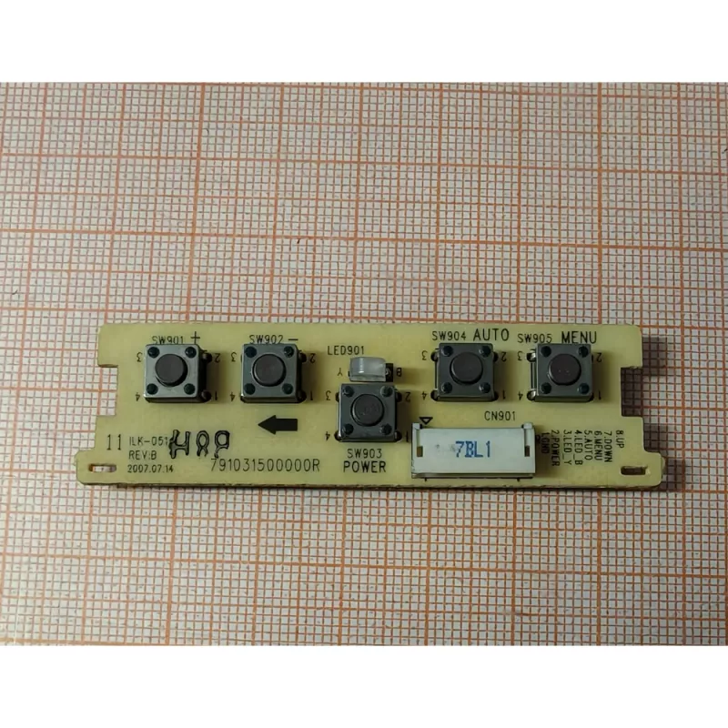 Кнопки управления для монитора ViewSonic VA2226w 791031500000R