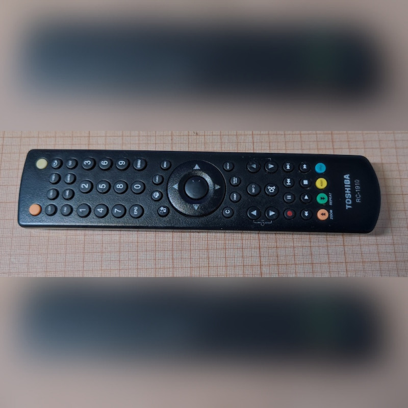 Пульт дистанционного управления для телевизора Toshiba 40L1343DG RC-1910