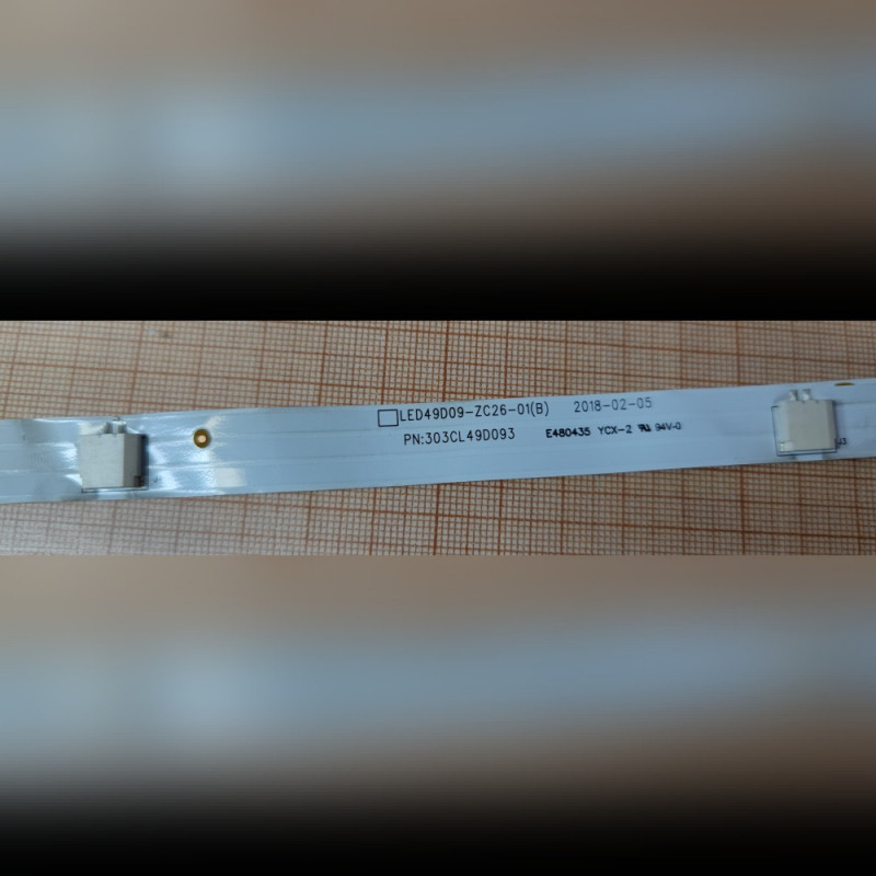Шлейф подсветки матрицы для телевизора Mystery MTV-4933LTA2 LED49D09-ZC26-01 303CL49D093