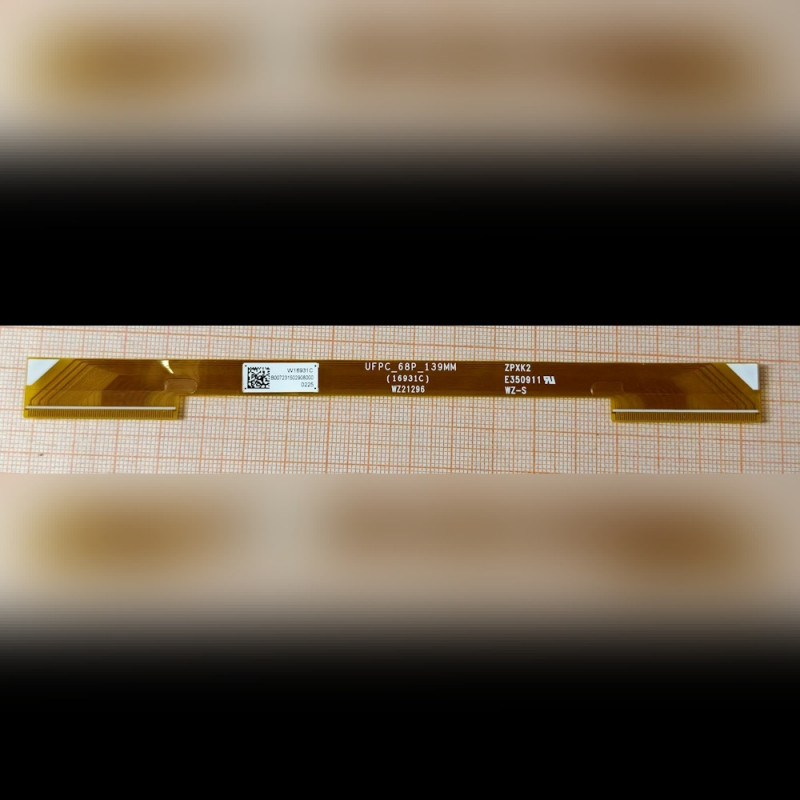 Межплатный шлейф матрицы для телевизора Samsung UE55AU7100U UFPC_68P_139MM 16931C