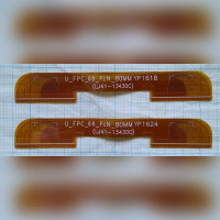 Межплатный шлейф  матрицы для телевизора Samsung UE55K6500AU U_FPC_68_PIN_80MM YP1624 LJ41-13430C