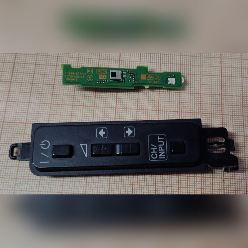 Кнопки управления и ИК приёмник для телевизора Sony KDL-40R483B 1-889-677-11 173475511