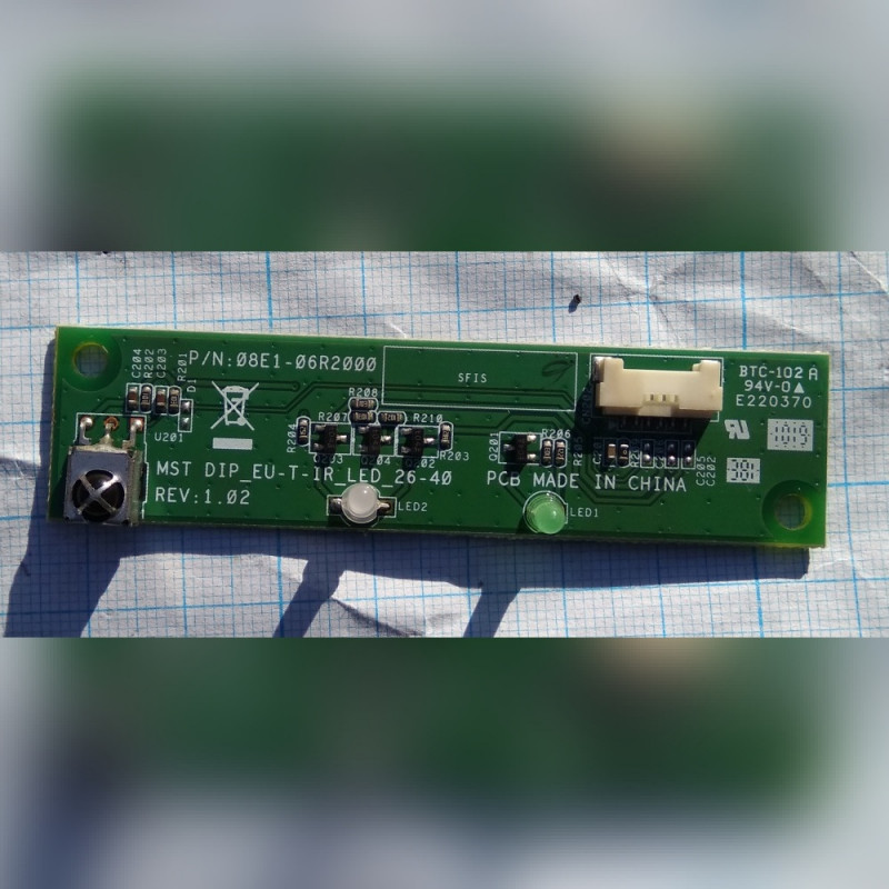 ИК приёмник для телевизора Toshiba 40LV703R 08E1-06R2000