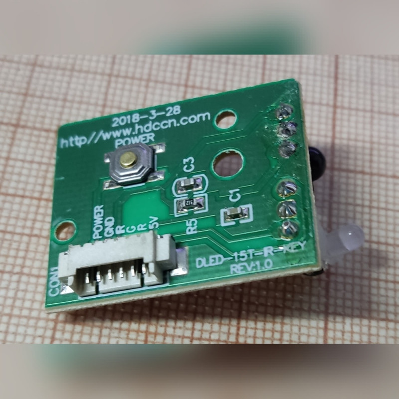 ИК приёмник для телевизора Витязь 43LF0207 DLED-15T-IR-KEY