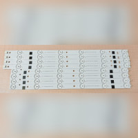 Новая LED подсветка матрицы для телевизора  BBK 43LEX-5009 ZDCX43D12-ZC14F-02 303CX430032