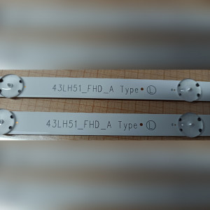 LED подсветка матрицы для телевизора LG 43LH513V 43LH51_FHD_A