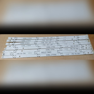 LED подсветка матрицы для телевизора LG 49LH520V 6916L-2712A 6916L-2711A