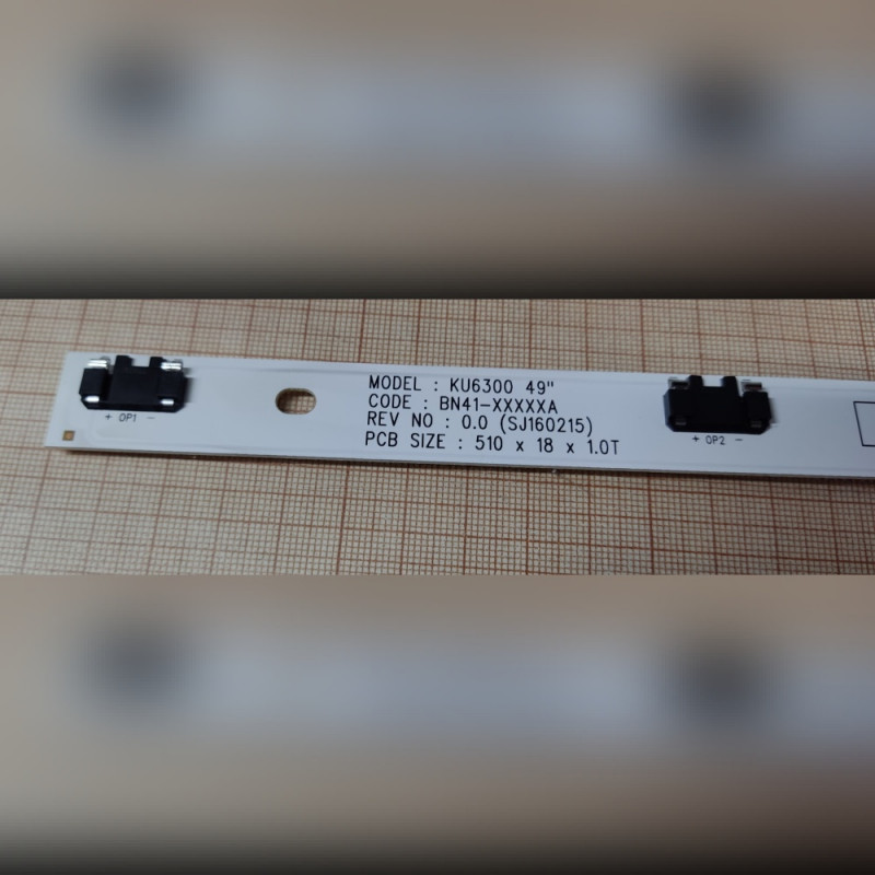Плата коммутации подсветки матрицы для телевизора Samsung UE49MU6100U KU6300 BN41-XXXXA SJ160215