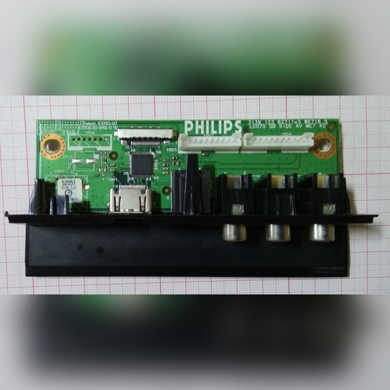 Плата дополнительных входов для телевизора Philips 42PFL7962D 3139 123 62711