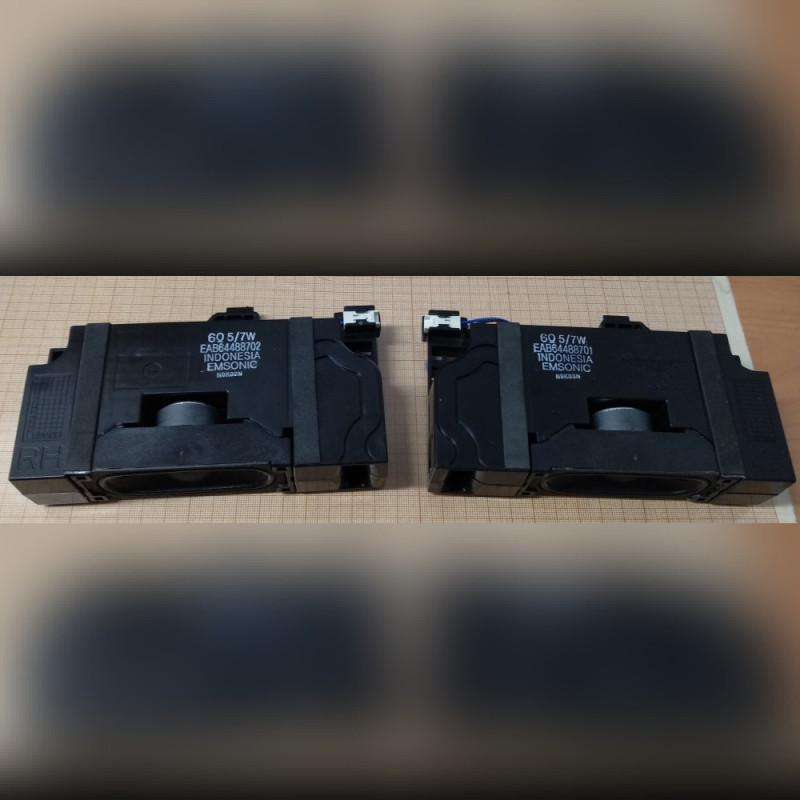Динамики для телевизора LG 43UM7090PLA EAB64488701 EAB64488702 6Om 5/7W