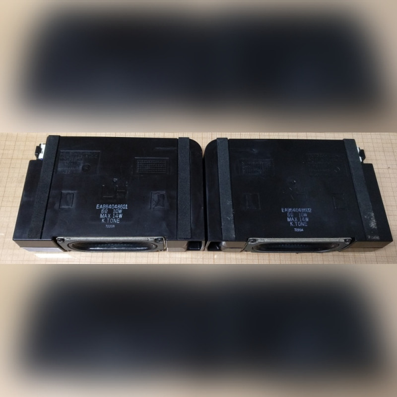 Динамики для телевизора LG 49UH603V EAB64048601 EAB64048602 6Om 10W
