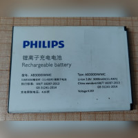 Аккумулятор (батарея) для телефона Philips Xenium S326 AB3000IWMC 3.8V 3000 mAh