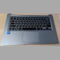 Верхняя часть палмрест (топкейс) с клавиатурой для ноутбука Prestigio smartbook 141 C3 PSB141C03BFH_DG