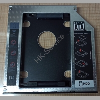 Универсальный SATA адаптер для установки HDD вместо ODD привода для ноутбука 2.5" slim