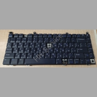 Клавиатура для ноутбука Dell 1100, 1150, 2600, 2650, 5100, 5150, 5160, PP07L, PP08L, Latitude 100L, V710, V740 (черная матовая) рус/англ.