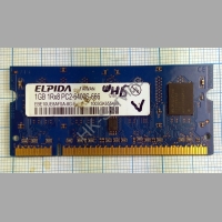Оперативная память DDR2 Elpida 1Gb EBE10UE8AFSA-8G-E 1Rx8 PC2-6400S-666