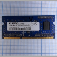 Оперативная память DDR3 EBJ10UE8DS0-DJ-F 1Gb 1RX8 PC3-10600S-9-10-B1