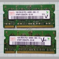 Оперативная память DDR2 HYMP112S64CP6-S6 AB-C 1Gb 2RX16 PC2-6400S-666-12