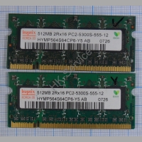 Оперативная память DDR2 HYMP564S64CP6-Y5 AB 512Mb 2RX16 PC2-5300S-555-12