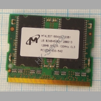 Оперативная память SDRAM MT4LSDT1664WG-133B1 128Mb PC133M-333-542