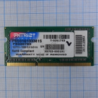Оперативная память DDR3 PSD31G133381S 1Gb 2RX8 PC3-10600S CL9